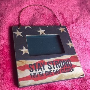 American flag picture frame